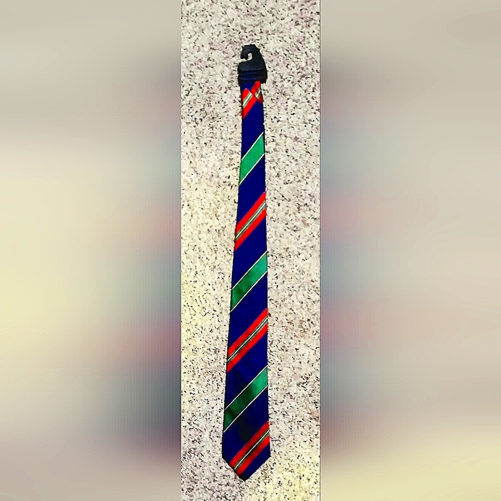 Vintage Burberrys Of London, Mens Colorful Necktie.